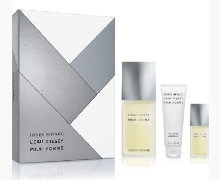 Estuche Issey Miyake Hombre 3PZS 100ml EDT + 15ml EDT + Gel De Baño